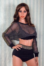 Lovedoll-Jacky1 Bambole del Sesso (Sexdolls) La sexdoll Jacky con lunghi capelli bruni e grandi seni di coppa D 66