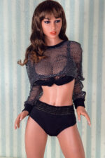 Lovedoll-Jacky4 Bambole del Sesso (Sexdolls) La sexdoll Jacky con lunghi capelli bruni e grandi seni di coppa D 65