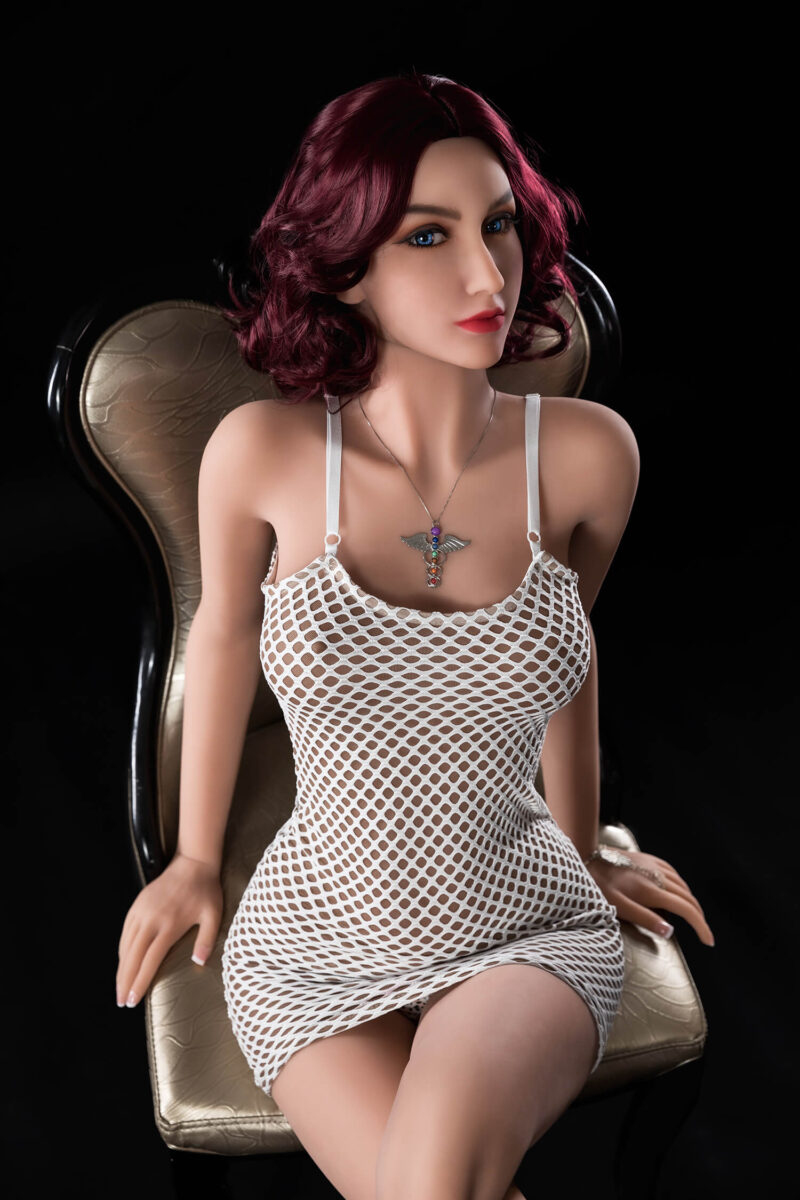 Bambola sessuale realistica (Realdoll) La realdoll Donna, rossa, con corporatura snella e seno di coppa C 42