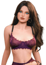 Sex doll realistica DutchDoll Ariana 167 cm in TPE con capelli scuri, occhi azzurri e seni gel C-cup, bambola con pelle morbida e aspetto seducente.