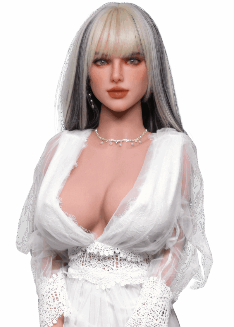 DutchDoll Tiana | 159 cm Bambola sessuale realistica in TPE DutchDoll Tiana 159 cm con capelli biondi chiari, grandi seni in gel e curve femminili, bambola sessuale realistica con pelle morbida.