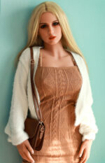 Bambola sessuale realistica (Realdoll) La bambola del sesso bionda Lotte con una statura piena e un grande seno coppa D 135
