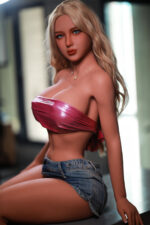 Bambola sessuale realistica (Realdoll) La bambola sessuale bionda Aimee con seni grandi e coppa D 97