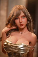 Bambola sessuale realistica (Realdoll) La bambola del sesso Julie, mora e con un grande seno coppa D 82