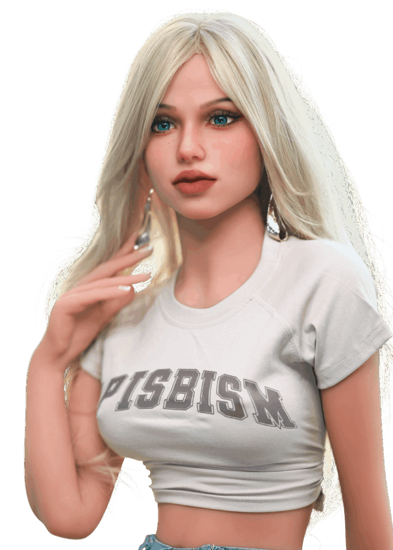 DutchDoll Lilly | 158 cm Sex doll realistica DutchDoll Lilly 158 cm in TPE con capelli biondi, pelle morbida, figura slanciata e curve delicate, bambola con scheletro EVO+ e mascella mobile.