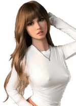 Sexdoll Mila | 158 cm Sex doll realistica Mila 158 cm in TPE con capelli biondo-castani, vita sottile e aspetto sportivo da brunette, bambola con pelle morbida e look naturale.