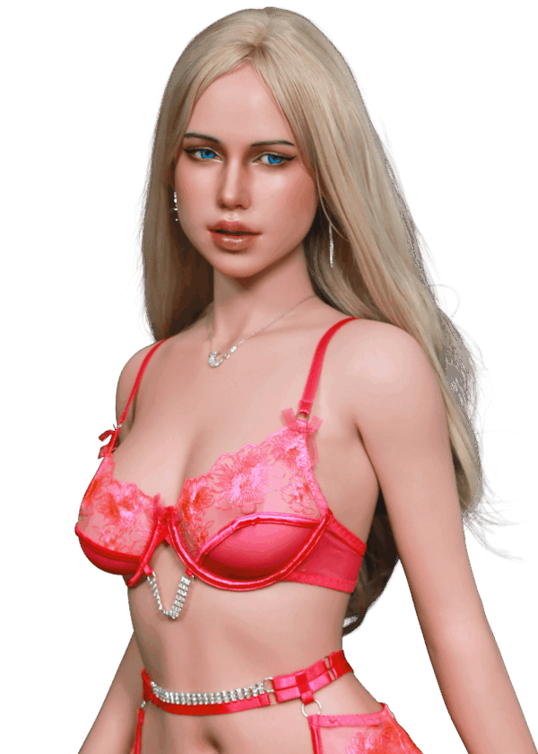 DutchDoll Rosa | 160 cm Bambole del Sesso (Sexdolls) Sex doll realistica Rosa 160 cm in posa naturale, bambola in silicone con volto dettagliato e proporzioni per uso personale.