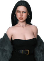 Bambola del sesso realistica Naomi 160 cm in posa naturale, bambola del sesso in silicone realistica con viso dettagliato e proporzioni da adulto per un'esperienza personalizzata.