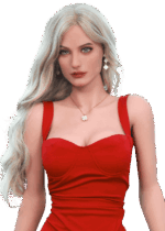 Sex doll realistica Firedoll Roxy 166 cm in TPE con forme femminili naturali e aspetto realistico, bambola con curve morbide e look elegante.